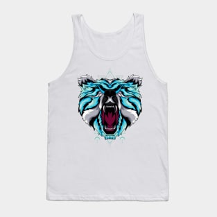 roar bear angry Tank Top